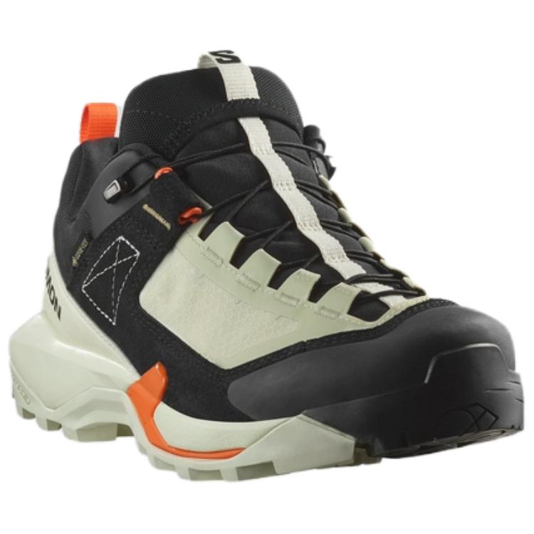 SALOMON Slip Resistant Abrasion Resistant Slip Resistant Abrasion Resistant Low top Hiking Shoes Unisex Black Green