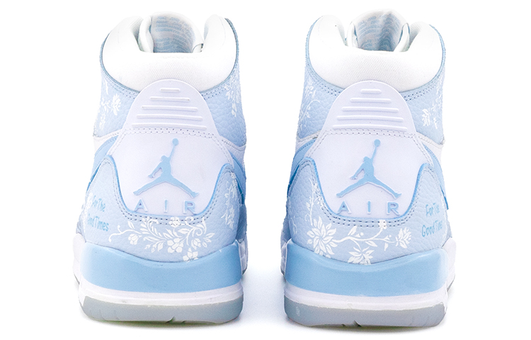 Jordan Legacy 312 High top Vintage Basketball Shoes Women’s Carolina Blue
