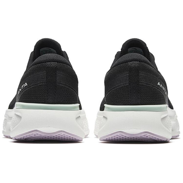 Anta Divine Run 11 Cushioning Abrasion Resistant Cushioning, Wear Resistant Low top Training Shoes Women’s Black White