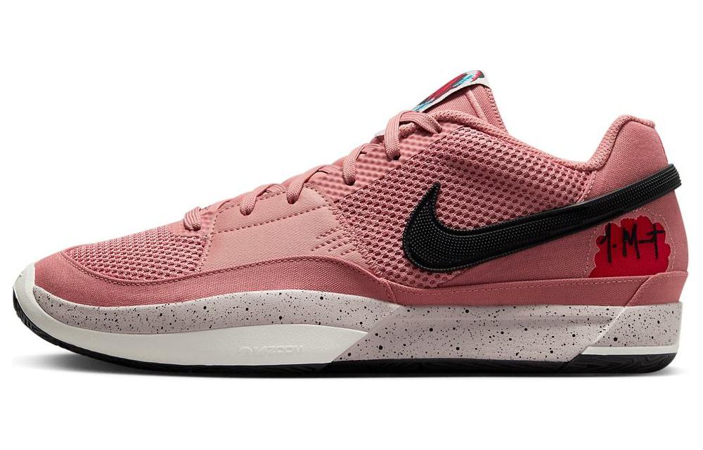 Nike Ja 1 Morant Generation \"Red Stardust\" EP low-top basketball shoes, same style for men and women, red and black, domestic version