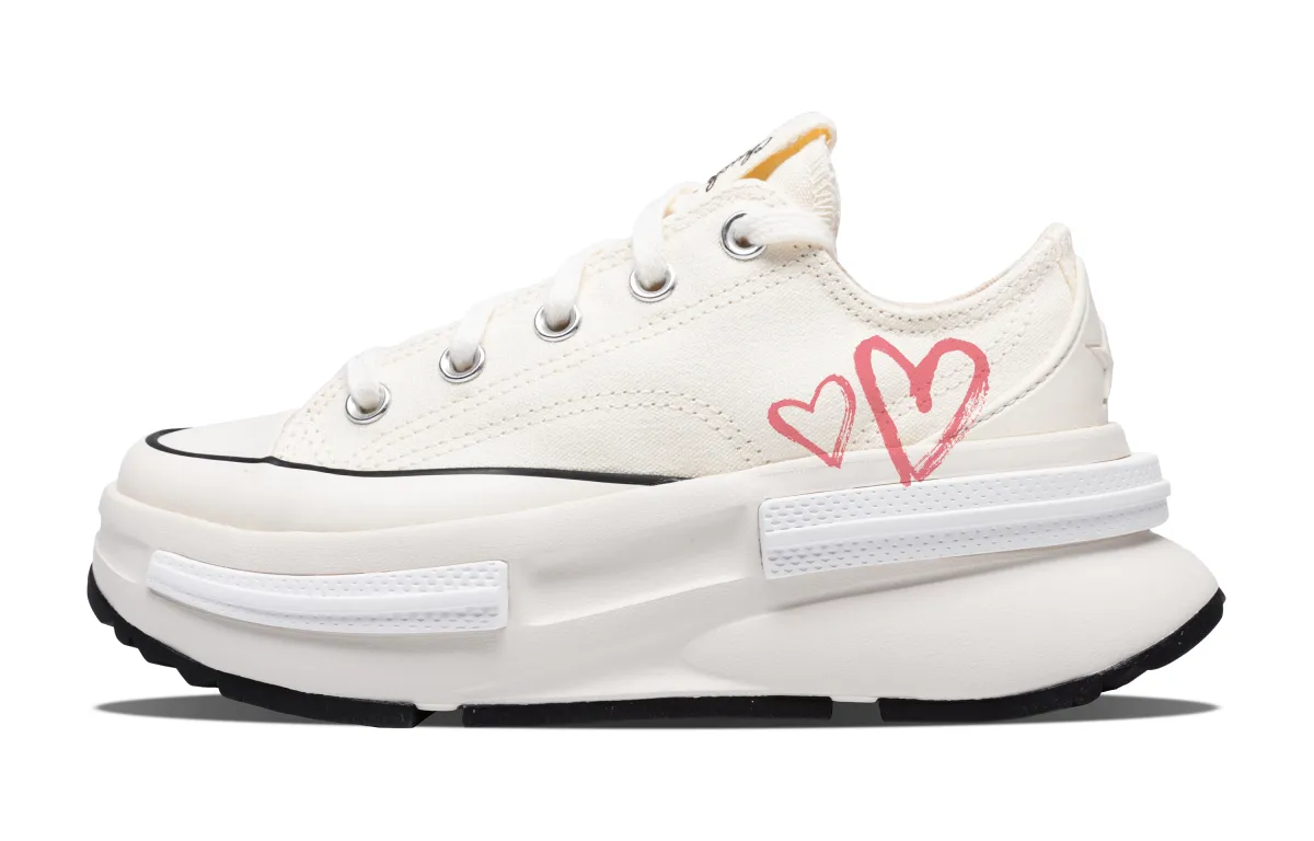 Converse Run Star Legacy Low top Canvas Shoes Unisex White Pink