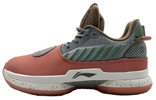 LiNing WOW 7 Wade's Way 7 Net Credit Comfortable Non-Slip Wear-Resistant Low-top Basketball Shoes Men's Red