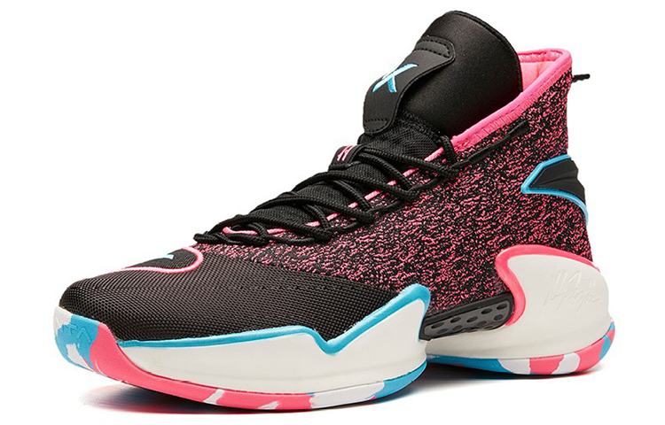 Anta Basketball Collection High top Performance Basketball Shoes Men’s Neon Pink