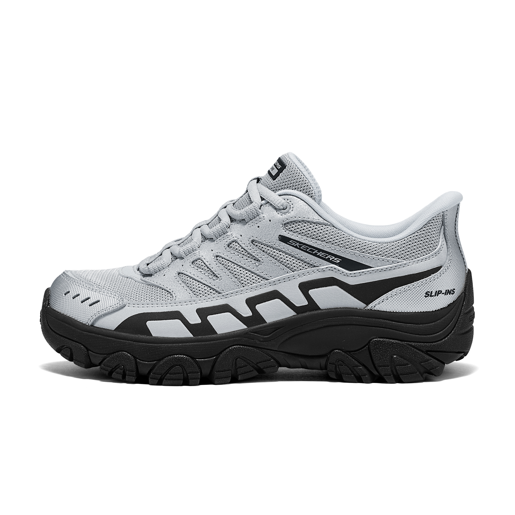 Skechers OUTDOOR WOMENS Low top Mountaineering Hiking Shoes Women’s Gray Black