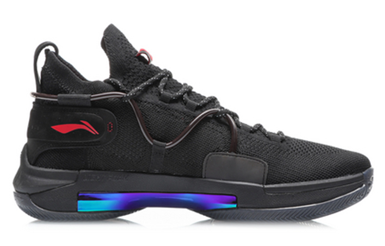 Li Ning Speed 6 Premium Basketball Shoes Men’s Mid Top Black