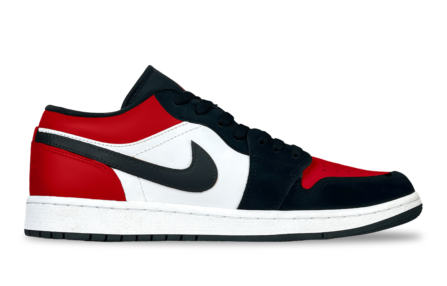 Jordan Air Jordan 1 Reverse Banned, Shopping Bag Abrasion Resistant Abrasion Resistant Low top Vintage Basketball Shoes