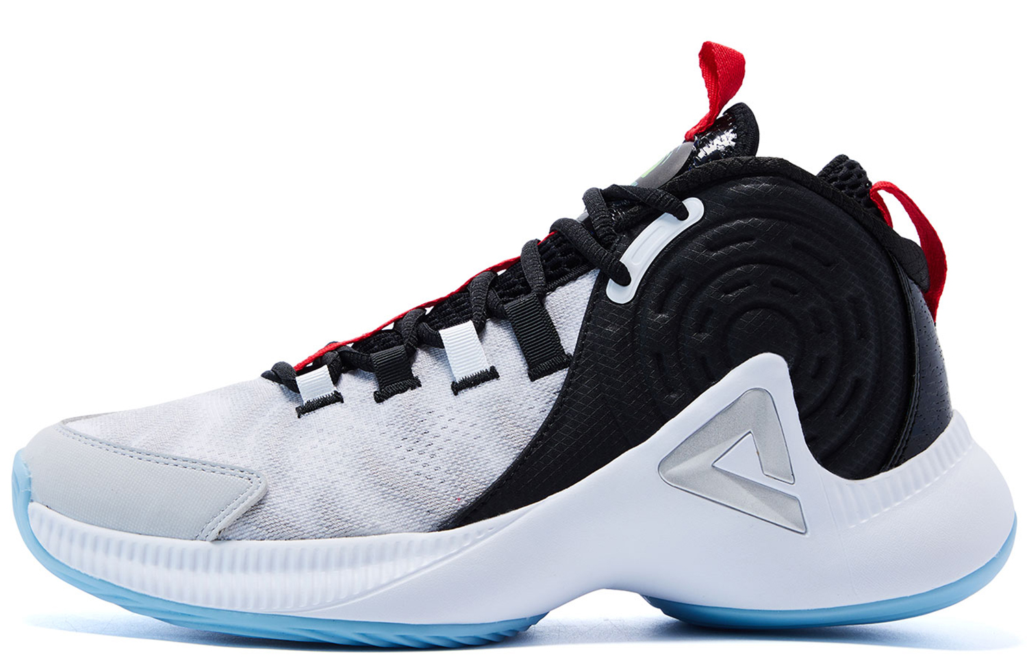 PEAK Textile, Synthetic Leather Cushioning Abrasion Resistant Coverage Mid top Basketball Shoes Men’s