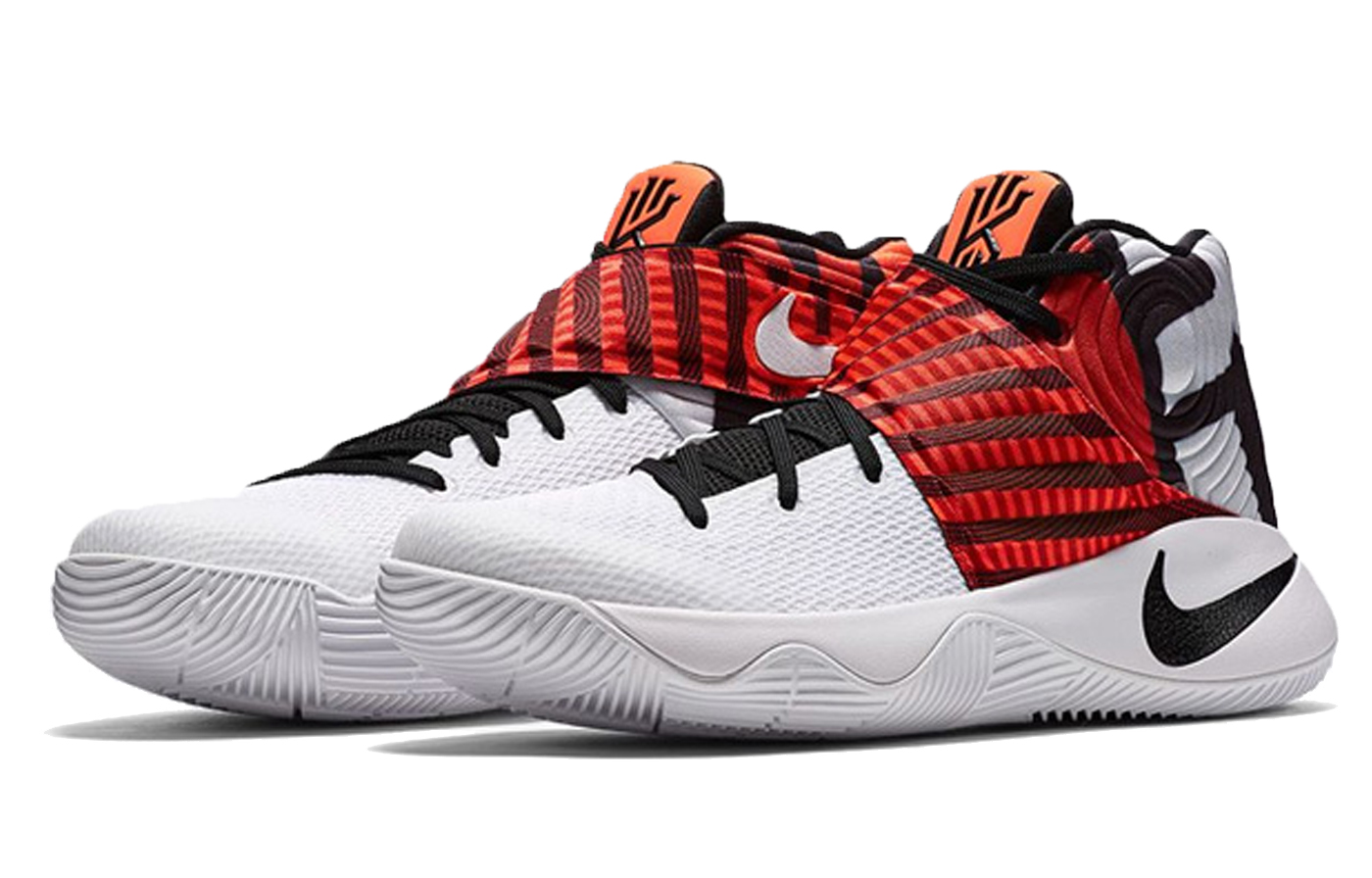 Мужские кроссовки Nike Kyrie 2 LMTD Crossover (бело-красные) — 白/大学红/黑 — фото 3