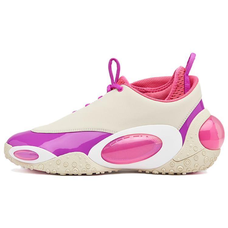 Senzubean Basketball Shoes Unisex Low Top Purple/Gray/Pink