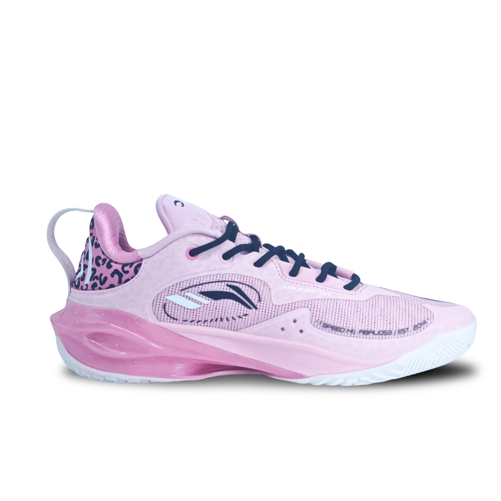 Li Ning Speed 11 Slip Resistant Abrasion Resistant Low top Basketball Shoes Men’s Pink
