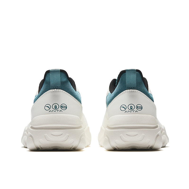 Anta Cushioning Balance Low top Training Shoes Men’s Ivory White Swift Blue Basic Black