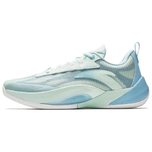 Anta Zap 1 TD Cushioning, Wear Resistant Low top Basketball Shoes Men's Blue Green