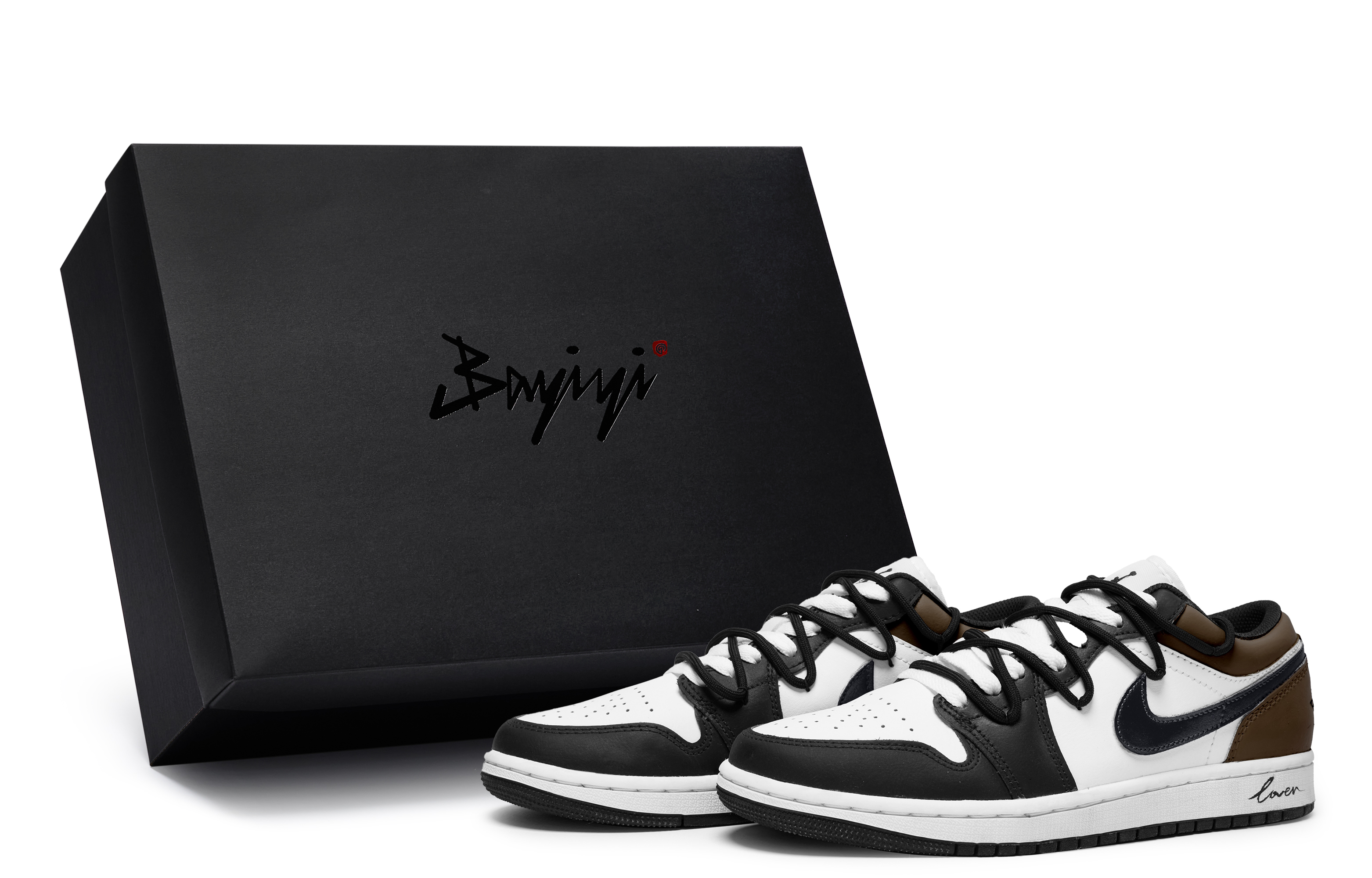 Jordan Air Jordan 1 Made In 811, Fantasia Brown, Special Shoebox Leather Slip Resistant Abrasion Resistant
