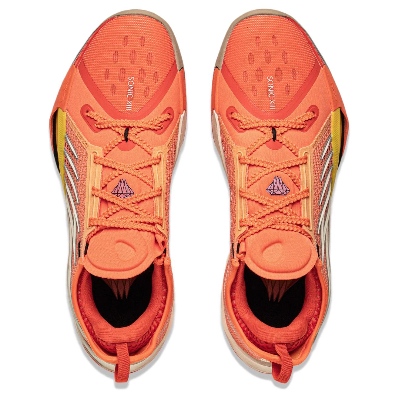 Li Ning Sonic 13 Cushioning Slip Resistant Abrasion Resistant Breathable Rebound Anti Twist Grip Low top