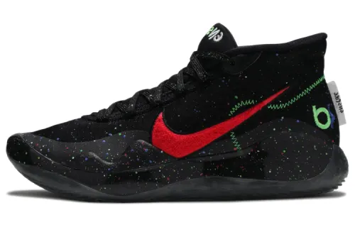 Enspire x Nike KD 12 Sports Comfortable Shock Absorbing Anti-Slip Mid-top Basketball Shoes Men's Black Red