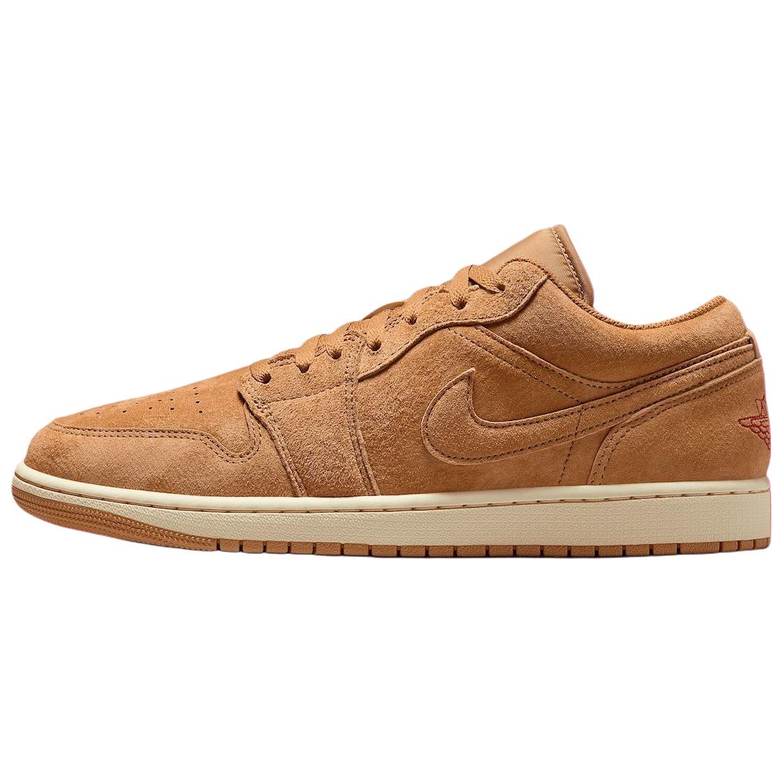 Кроссовки Jordan Air Jordan 1 low flax (льняно-коричневые)
