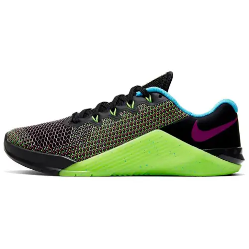 Nike Metcon 5 AMP black green blue women's model