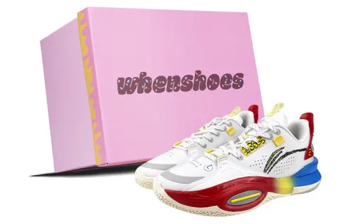 Li Ning All City 10 Cushioning Slip Resistant Abrasion Resistant Coverage Rebound Low top Basketball Shoes Men's White