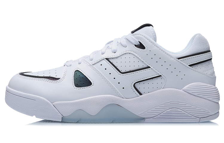 Li Ning Back To The Future Retro 90s Reflective Slip Resistant Abrasion Resistant Low top Vintage Basketball Shoes