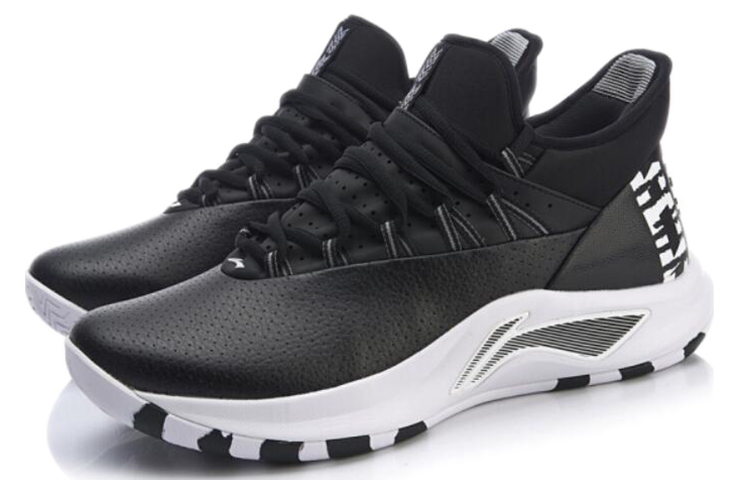 Li Ning Speed 5 Cushioning Rebound Low top Competition Basketball Shoes Men’s Black