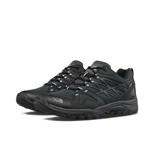 THE NORTH FACE Slip Resistant, Abrasion Resistant, Waterproof Low top Hiking Shoes Men's Black Gray