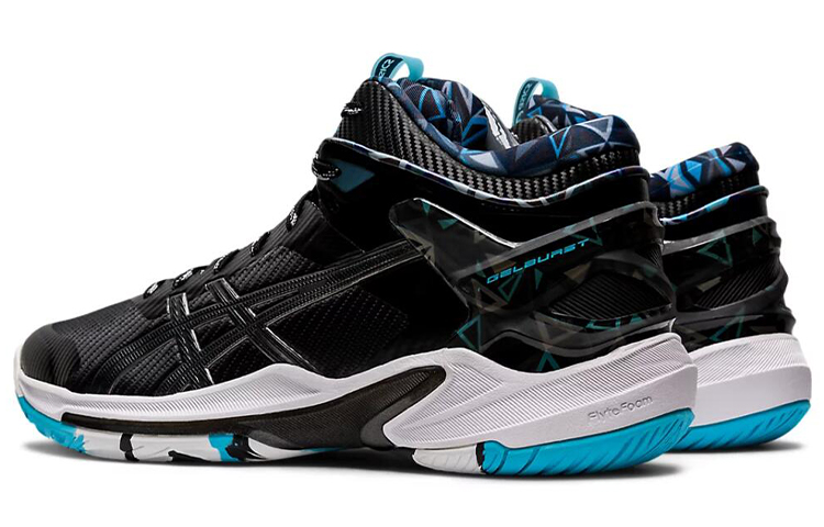 Мужские кроссовки ASICS Gel-Burst 24 GE (черные) — Чёрный — фото 3