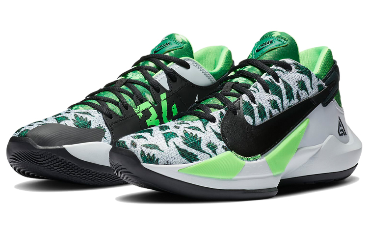 Кроссовки Nike Freak 2 EP Naijia (белый / зеленый) — Белыйзелёный — фото 3