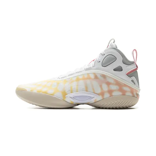 Li Ning Yushuai 19 Nuclear Core Basketball Shoes Men's Mid Top Orange