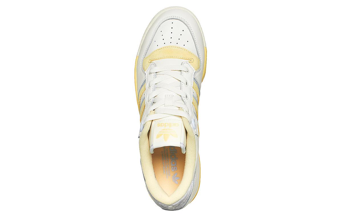 Кеды adidas Originals Rivalry Low (светло-желтые) — 石膏白/黄色/灰色 — фото 2