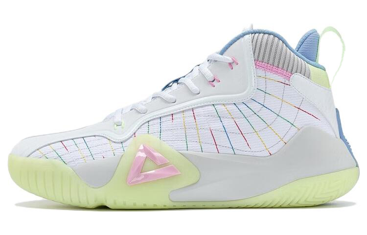 PEAK Fengji Blade Trail Synthetic Leather Cushioning Slip Resistant Abrasion Resistant Mid top Basketball Shoes Men’s