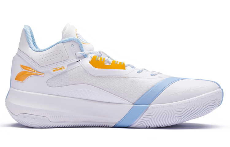 361° AG3 Aaron Gordon 3 Cushioning Slip Resistant Mid top Performance Basketball Shoes Men’s White Blue