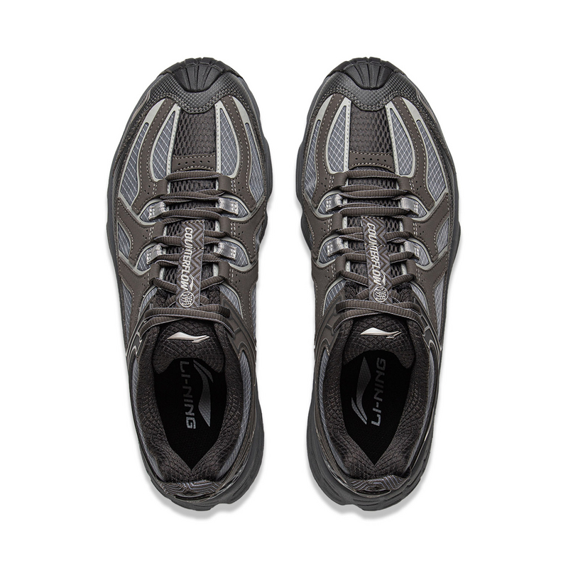 Li Ning Outdoor CF Tracing, Forest Shadow Low top Hiking Shoes Unisex Obsidian Elegant Gray