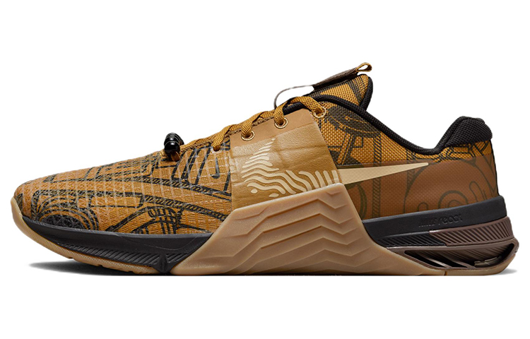 Nike Metcon 8 AMP X low-cut training shoes for men and women, brown and black