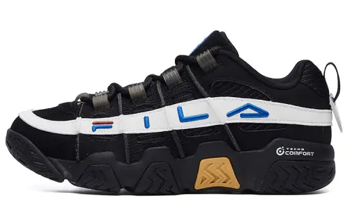 FILA FUSION BUSTER Puffy Shoes Textile, Synthetic Leather Low top Vintage Basketball Shoes Black