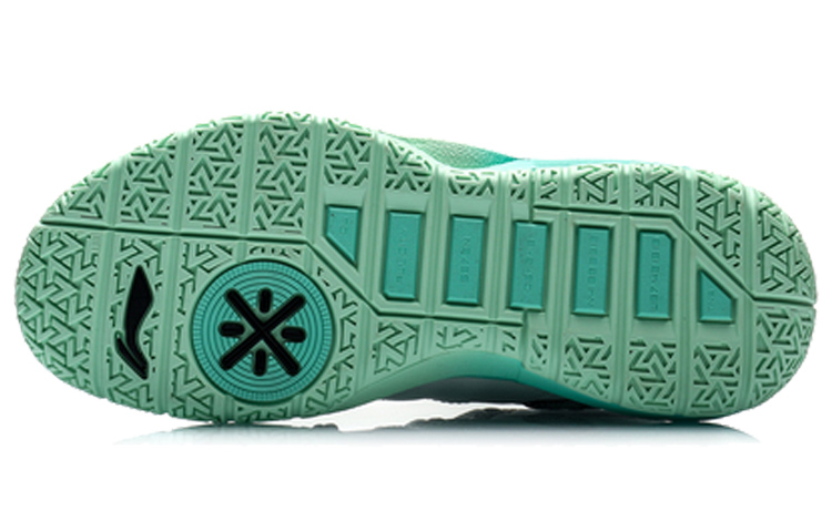 Li Ning WAY OF WADE Synthetic Leather Cushioning Low top Basketball Shoes Men’s White Green