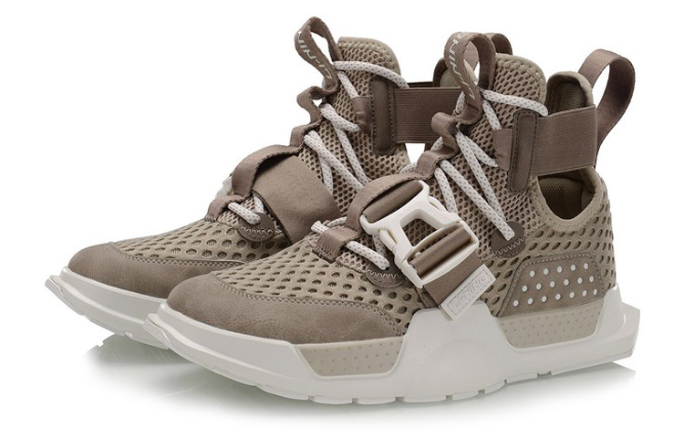 Li Ning Reburn Fabric Breathable, Slip Resistant, Lightweight Low top Basketball Shoes Men’s