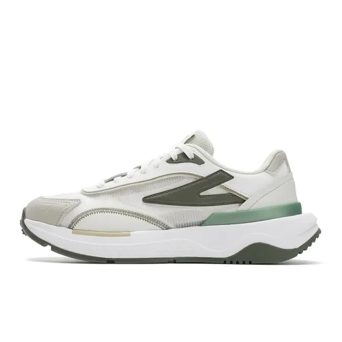 FILA PIONIERE Pioneer Abrasion Resistant, Breathable, Lightweight Low top Training Shoes Men's White Green