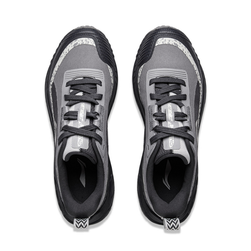 Li Ning Outdoor CF Tracing, Yijie Lite 2.0 Abrasion Resistant Support Low top Hiking Shoes Men’s Black Gray