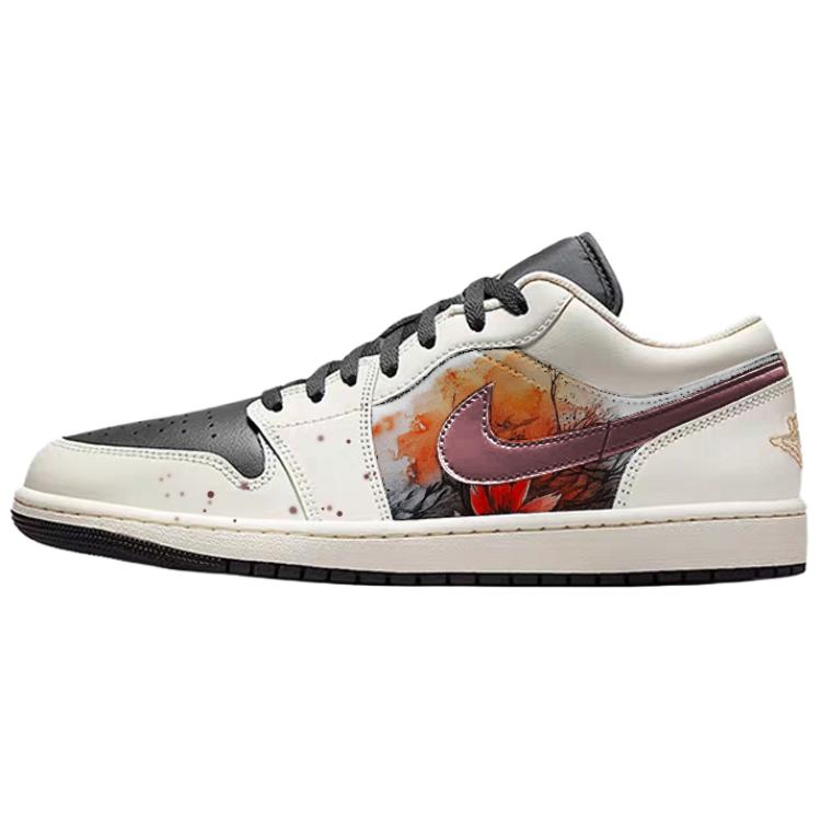 Jordan Air Jordan 1 Low top Vintage Basketball Shoes Men’s Black