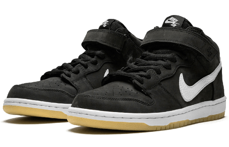 Кеды Nike Dunk SB Pro Iso "Orange Label" (черно-белые) — Чёрныйбелый — фото 3