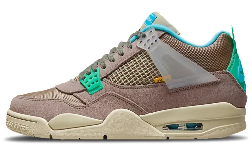 Union la x Jordan Air Jordan 4 taupe haze 30th anniversary mid-top retro basketball shoes men and women same style taupe