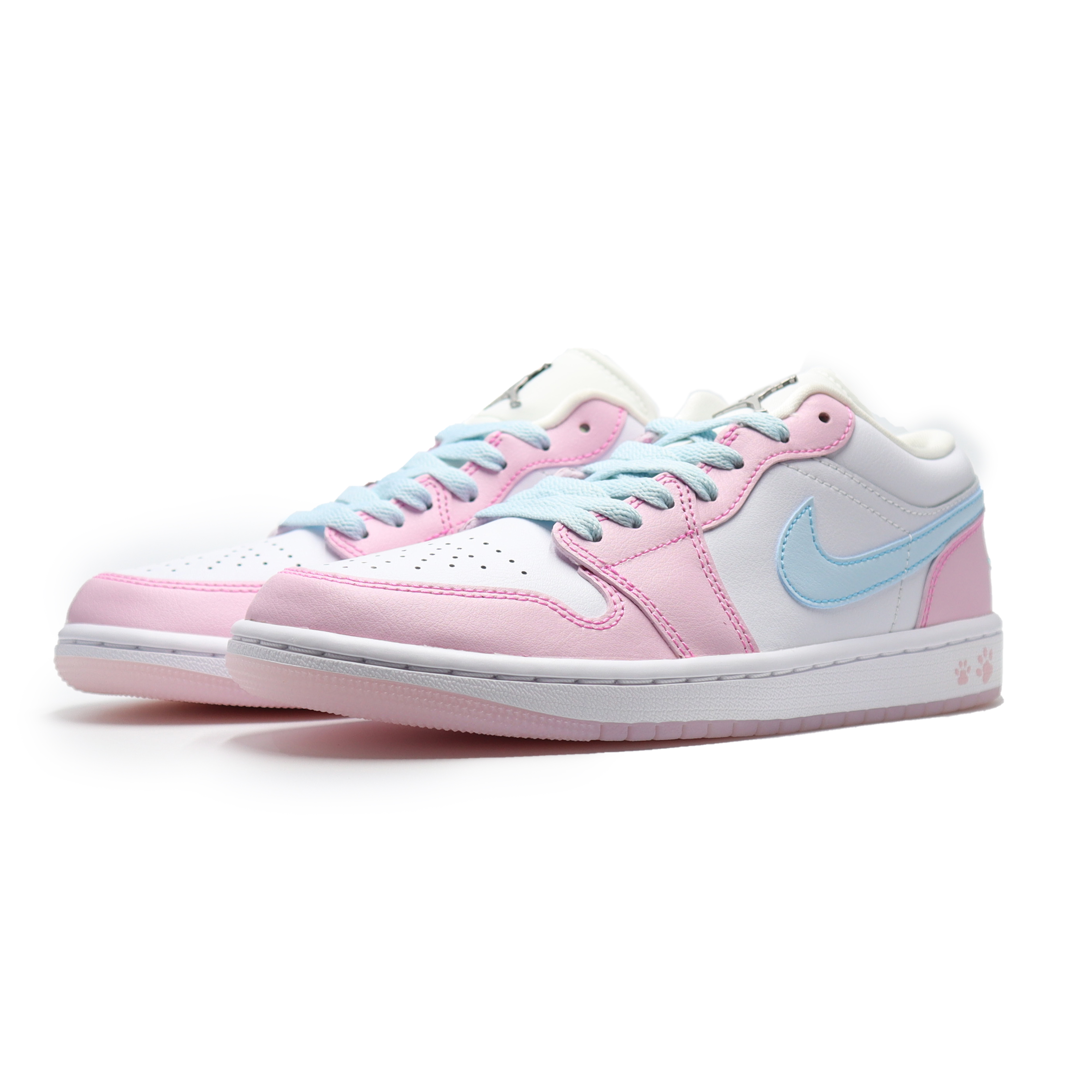 Jordan Air Jordan 1 Slip Resistant, Abrasion Resistant, Breathable, Lightweight Low top Vintage Basketball Shoes Unisex
