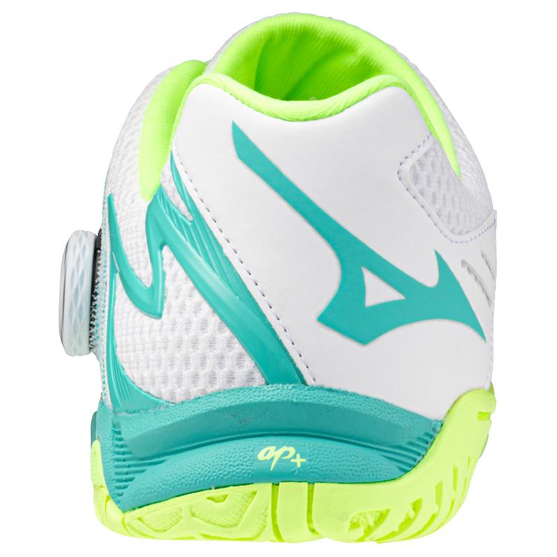 Mizuno Slip Resistant Abrasion Resistant Low top Training Shoes Men’s White Green