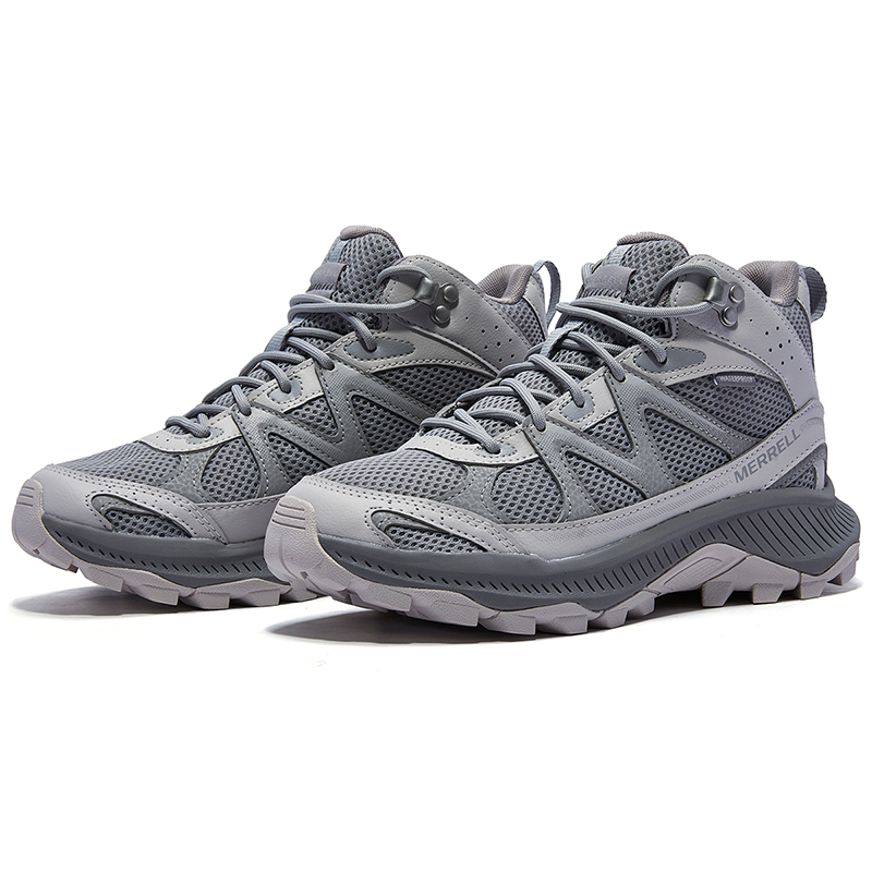 MERRELL TEMPO EXP MID WP Slip Resistant, Abrasion Resistant, Breathable Mid top Mountaineering Hiking Shoes Women’s