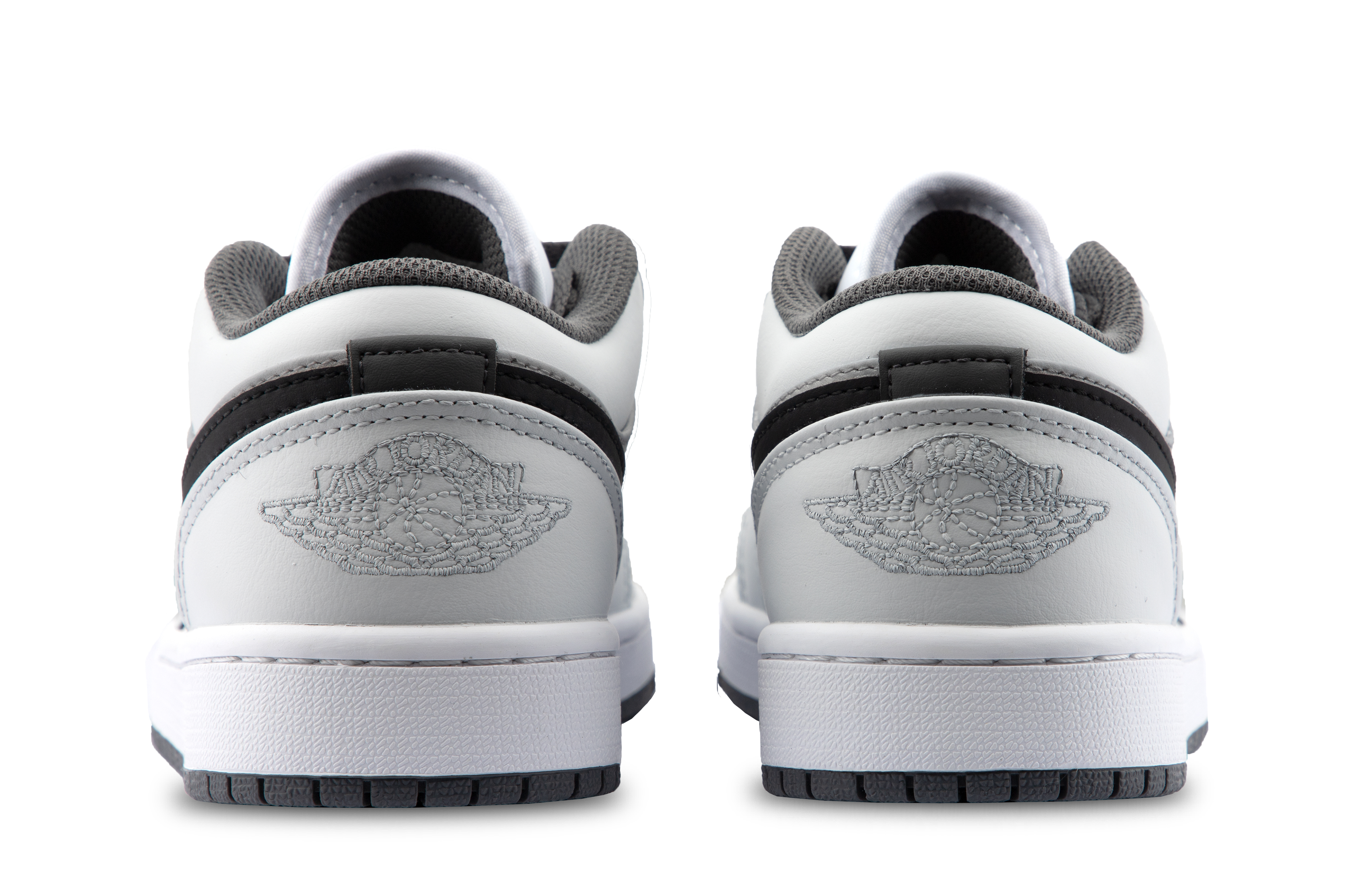 Jordan Air Jordan 1 Cushioning Low top Vintage Basketball Shoes Unisex White Gray