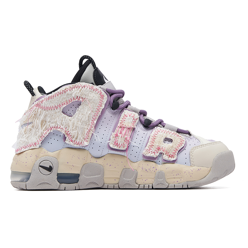 Nike Air More Uptempo Panda Mischief, Weaving Dreams, Star Dreams Casual Slip Resistant Abrasion Resistant Mid top