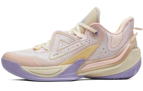 PEAK Phantom Horse 2.0 Basketball Shoes Men's Low Top All White Ice Blue