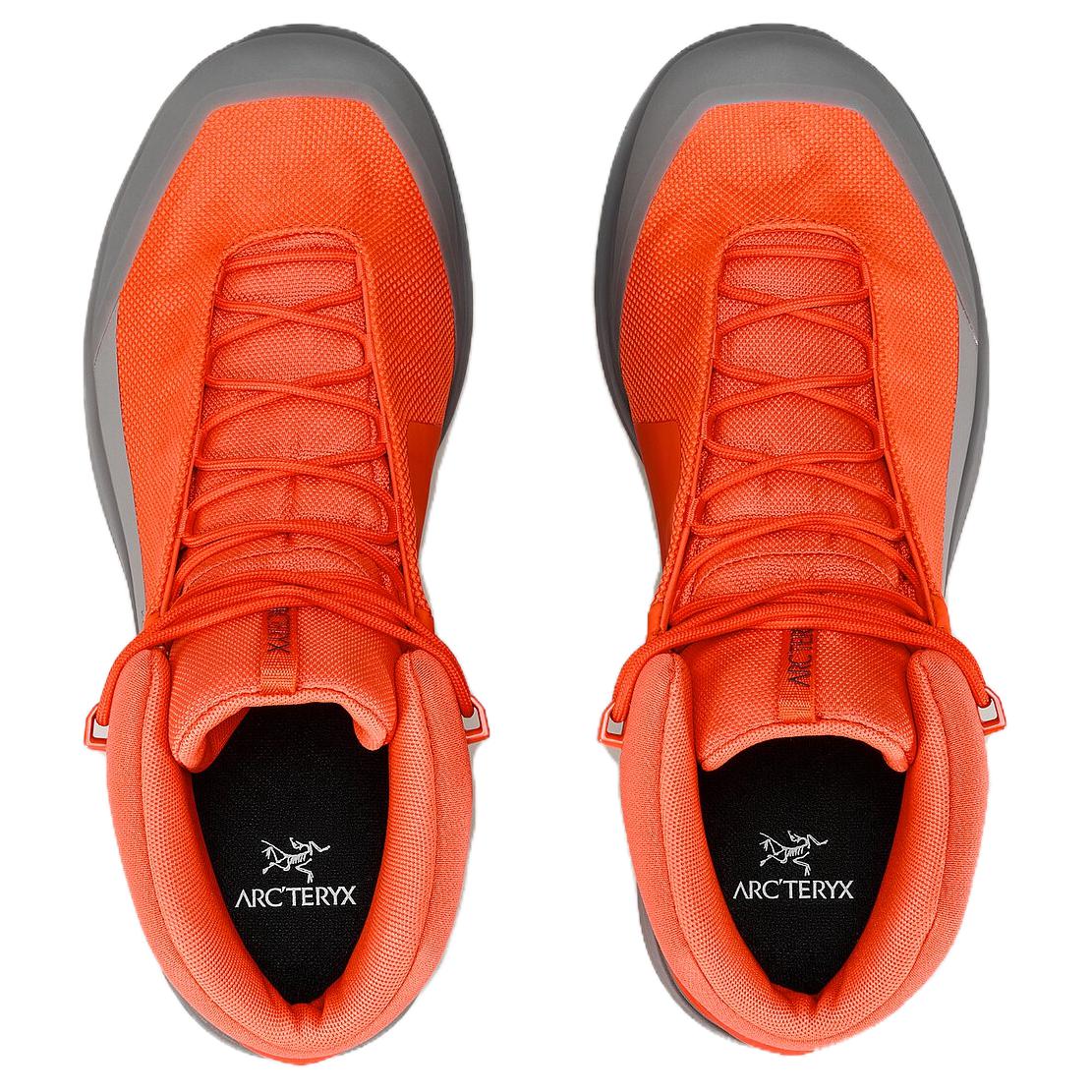 Arc’teryx Slip Resistant Abrasion Resistant Mid top Hiking Shoes Men’s Orange