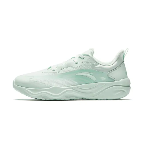 Anta Milk Candies Slip Resistant, Abrasion Resistant, Breathable Low top Training Shoes Women's Light Cloud Green