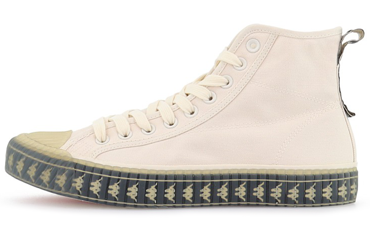 Kappa Non slip Lightweight High top Canvas Shoes Unisex Ivory